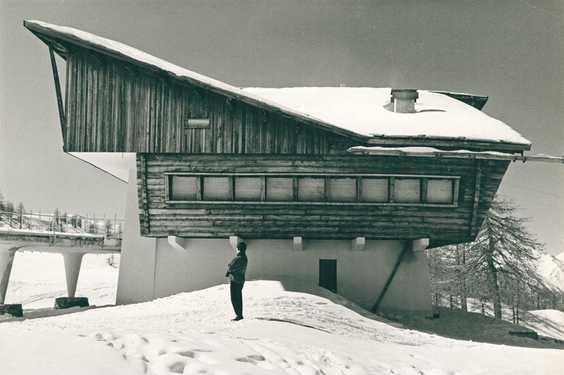 1946 47 lago nero sled station carlo mollino